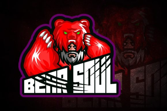 Bear Soul E-Sport Logo: A Versatile and High-Quality Choice for Your Gaming Team