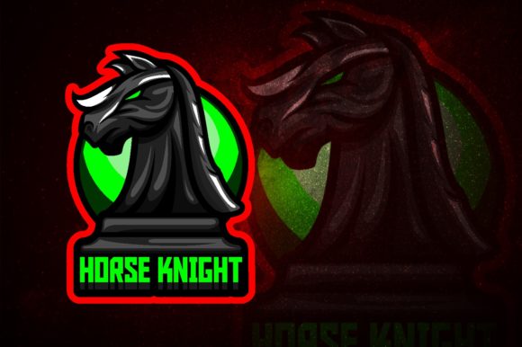 Black Horse Knight E-Sport Logo: A Versatile Design for Gaming Enthusiasts