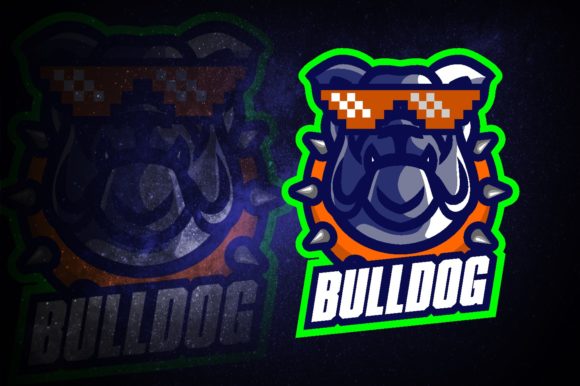 Cool Bulldog E-Sport Logo: A Versatile Design for Your Gaming Team
