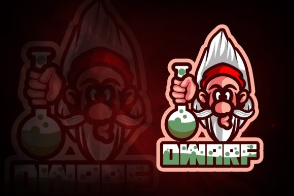 Dwarf Miner E-Sport Logo: A Versatile Branding Solution for Your Gaming Team
