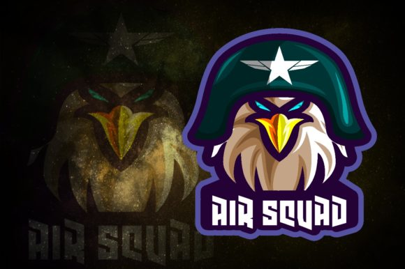 Eagle Air Squad E-Sport Logo: Perfect for Your Team