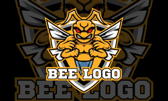Enhance Your Gaming Brand with the Bee Logo E-Sport Design Template