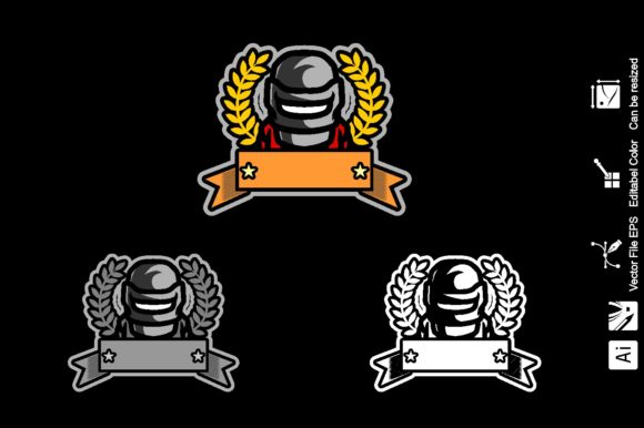 Fortune Soldier E-Sport Logo: Elevate Your Gaming Brand with Professional Design