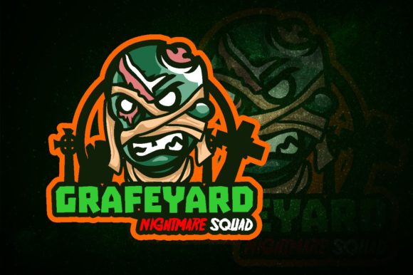 Graveyard Zombie E-Sport Logo: Elevate Your Gaming Brand