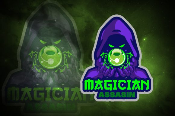 Magician Purple E-Sport Logo: A Versatile Design for Your Gaming Team