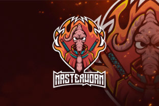 Master Worm Esport Logo Template: A Perfect Fit for Your Gaming Brand