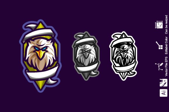 Mountain Eagle E-Sport Logo: A Versatile and High-Quality Design for Your Gaming Brand