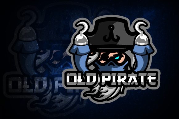 Old Pirate E-Sport Logo: A Versatile and High-Quality Design for Your Gaming Brand