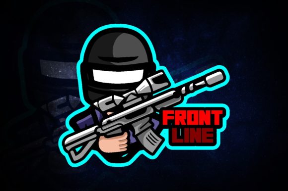 Soldier Front Line E-Sport Logo: A Versatile and High-Quality Design for Your Gaming Brand