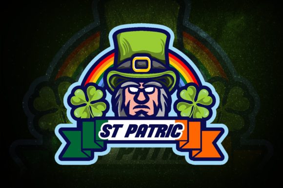 St. Patrick Squad E-Sport Logo: Perfect for Your Gaming Team and Brand