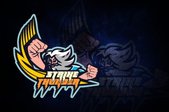 Strike Thunder E-Sport Logo: Perfect for Your Gaming Brand