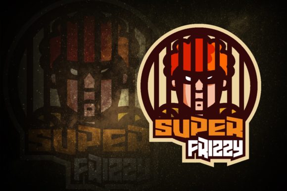 Super Cool Frizzy E-Sport Logo: A Versatile Choice for Your Gaming Brand