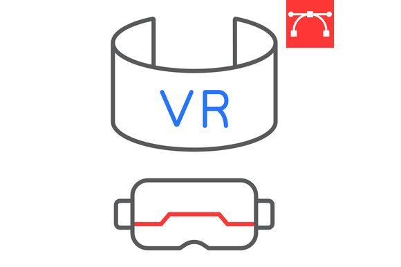 Understanding and Utilizing the Virtual Reality Headset Color Line Icon