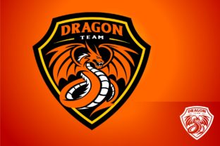 Unleash Power and Strength with the DRAGON TEAM Esports Logo