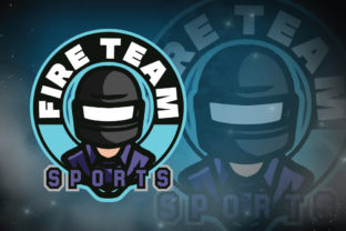 Unleash Your Gaming Brand with Fire Team E-Sport Logo