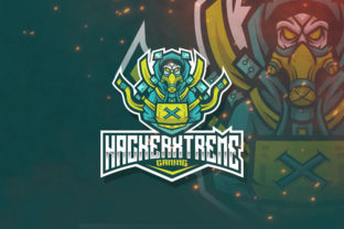 Unleash Your Gaming Brand with Hacker Xtreme Esport Logo Template