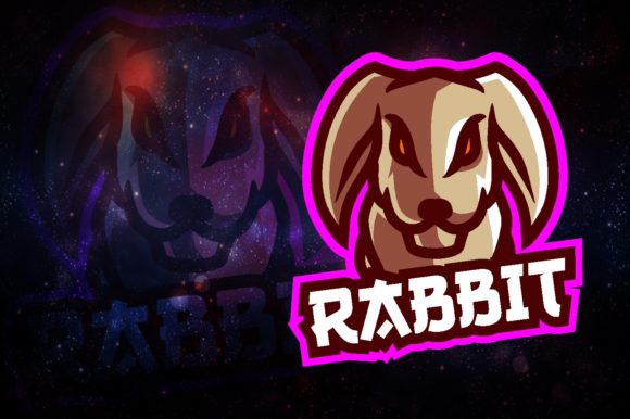 Unleash Your Gaming Brand with Rabbit E-Sport Logo