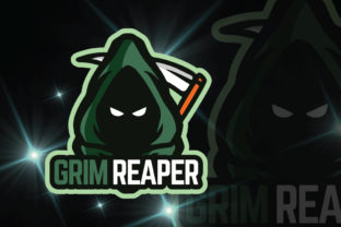 Unleash Your Gaming Team's Potential with the Grim Reaper Logo Esport