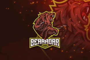 Unleashing Creativity with the Bear Roar Logo Template for Esports