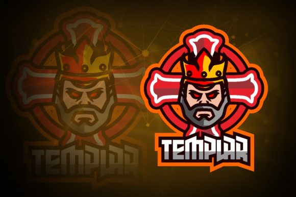 Unlock Your Gaming Brand with the Templar E-Sport Logo