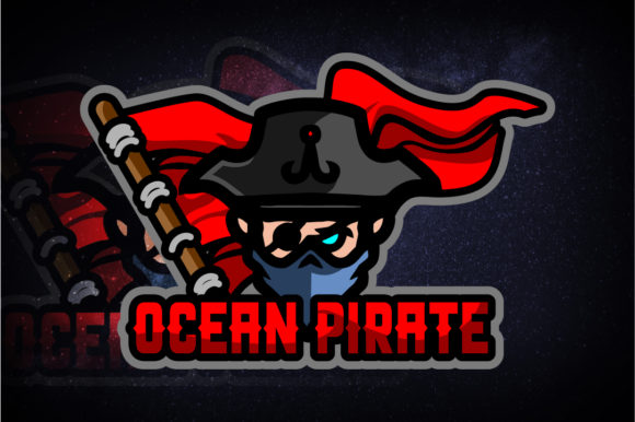 Unlock Your Gaming Team's Potential with the Ocean Pirate E-Sport Logo